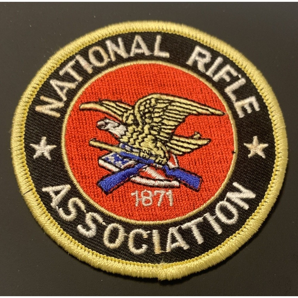 NRA‎ National Rifle Association 1871 Embroidered  Iron-on Patch.